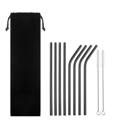 STAINLESS STEEL STRAW | SHORT 15cm (SILVER)